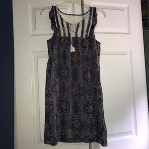 Patterned flowy dress